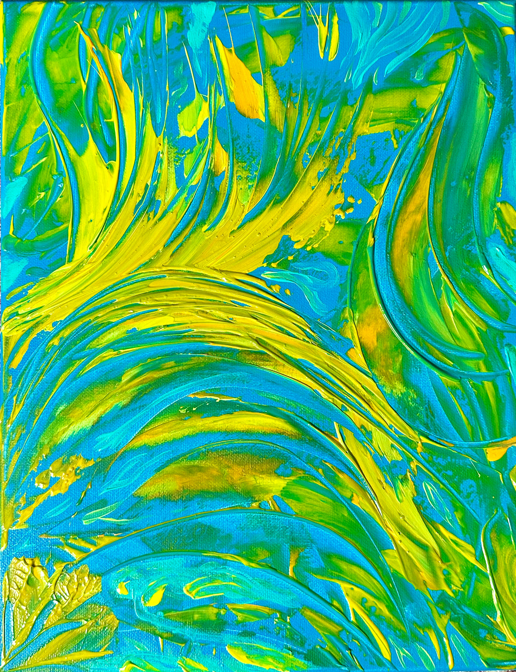 🐠Sunlit Reef Canvas [11x14"]