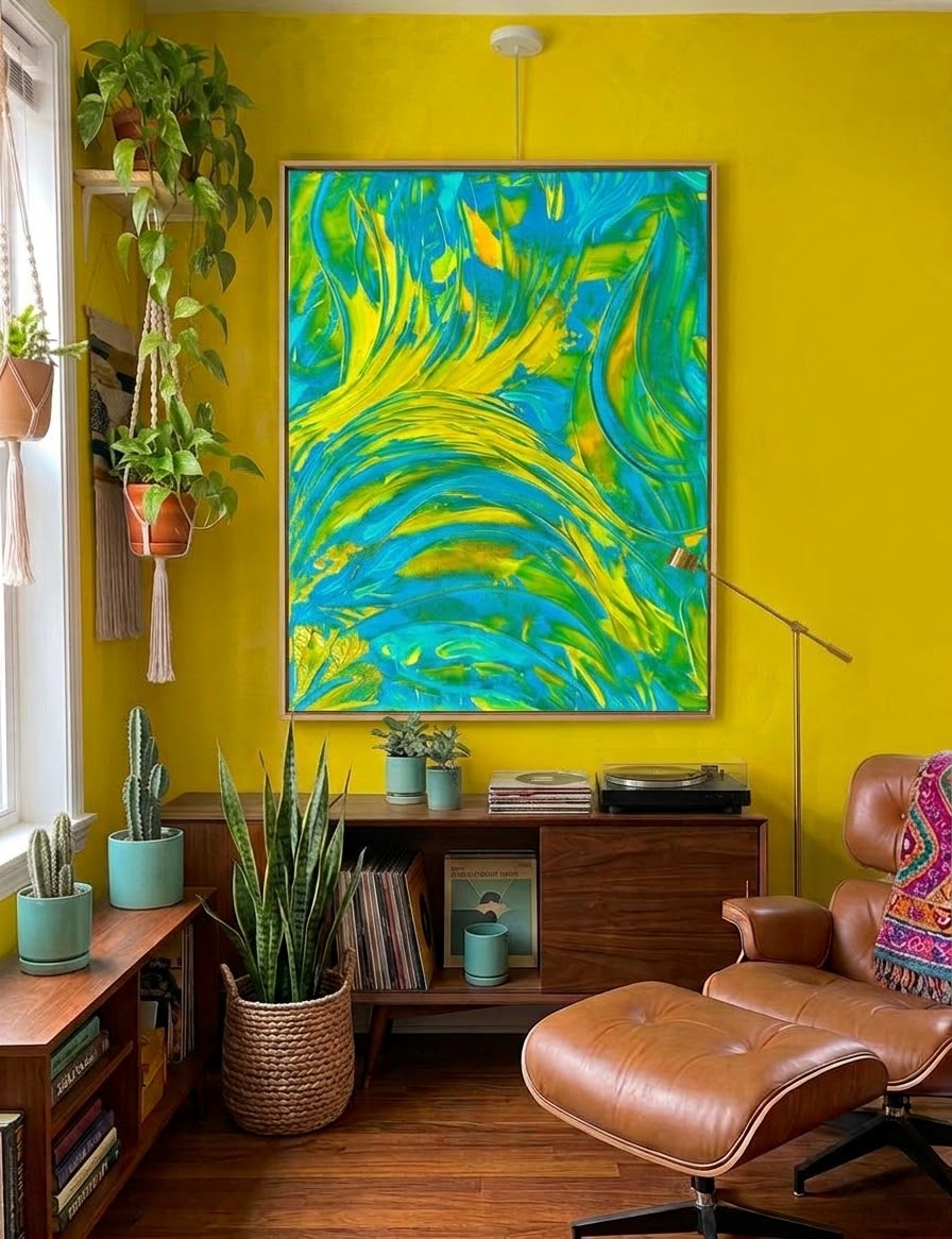 🐠Sunlit Reef Print - Premium Semi-Glossy Poster