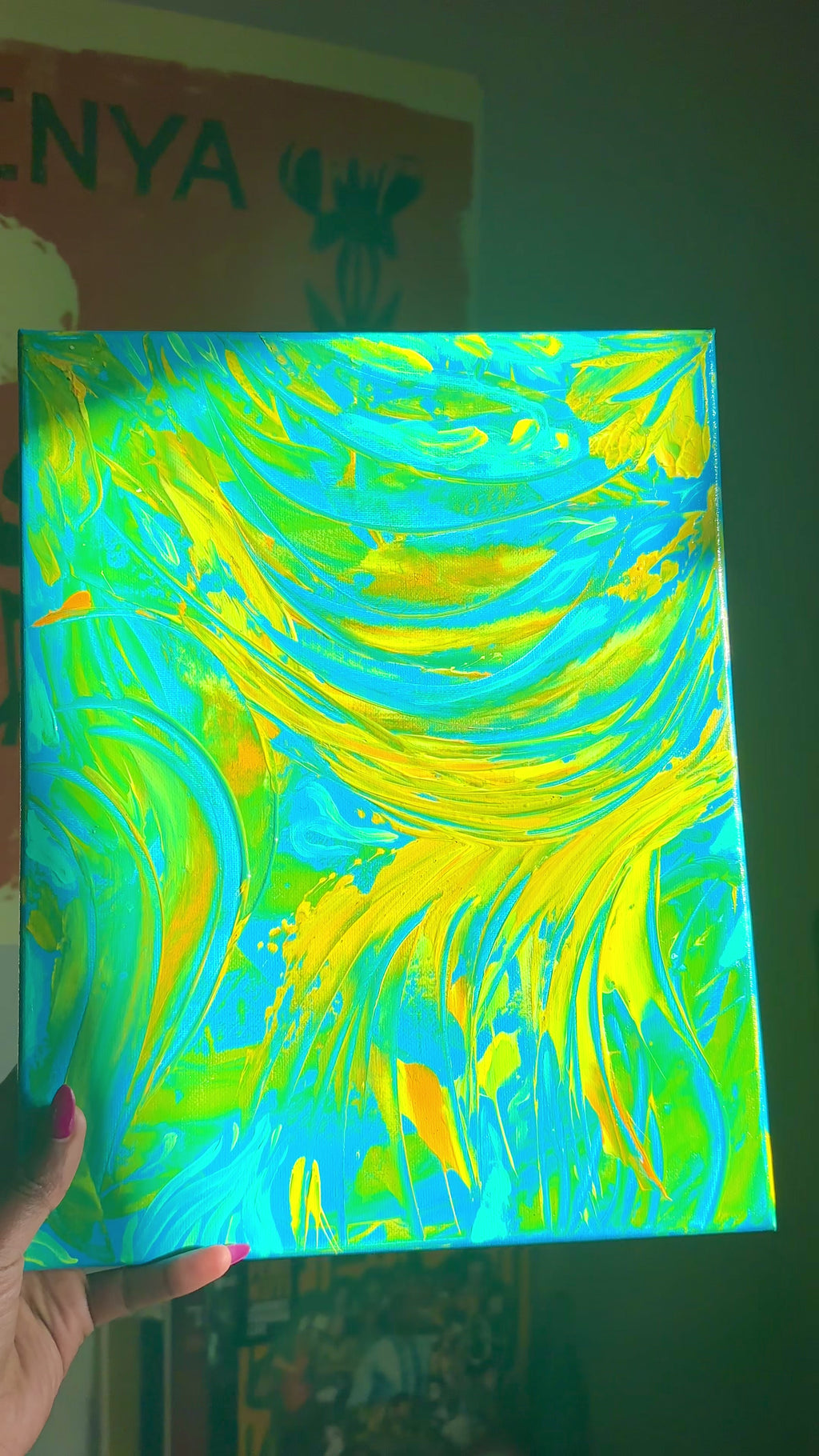 🐠Sunlit Reef Canvas [11x14"]