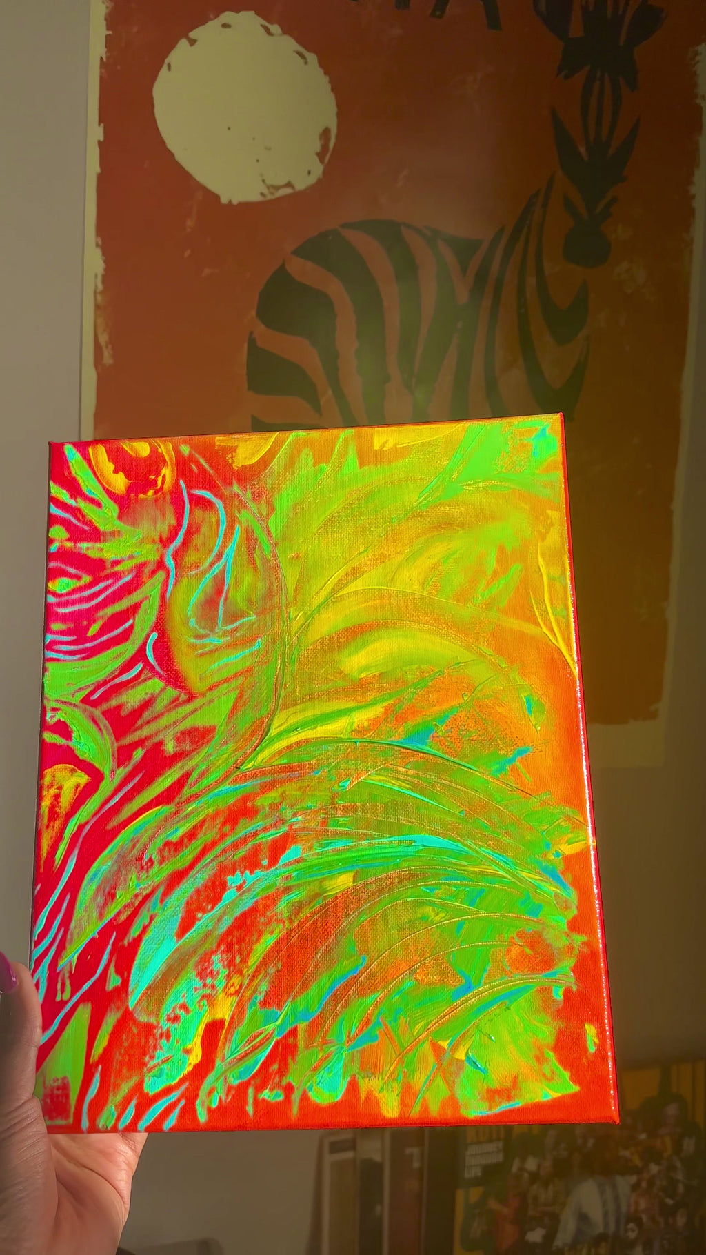 🔥Jungle Inferno Canvas [9x12"]